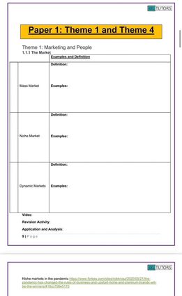Edexcel A Level Business Revision Guide (Download) - Image 3