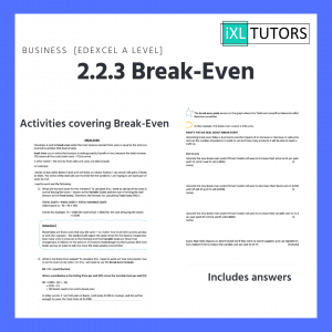 2.2.3 Break-Even (Download)