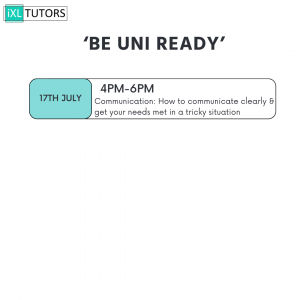 Communication workshop: 'Be Uni Ready' [Virtual]