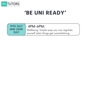 Wellbeing workshop: 'Be Uni Ready' [Virtual]