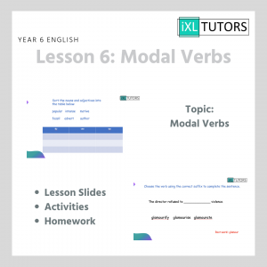 Year 6 English, Lesson 6: Modal Verbs (Download)