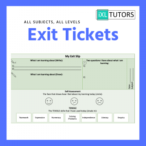Exit Tickets, Plenaries (Download)