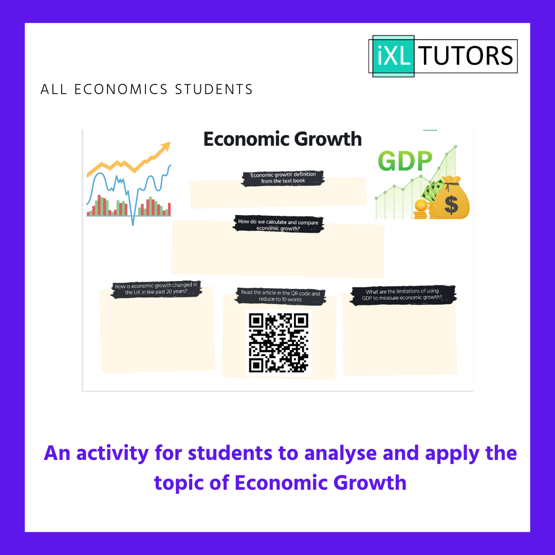 Economic growth summary: A Level Economics(Download)