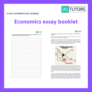 Essay booklet for A Level Economics [Download]