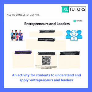 Entrepreneurs and Leaders summary: Business (Download)