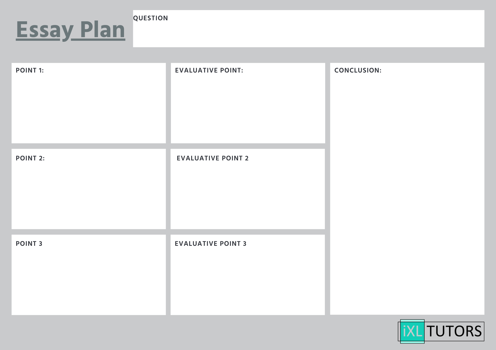 Essay planning template (Download) - Image 2
