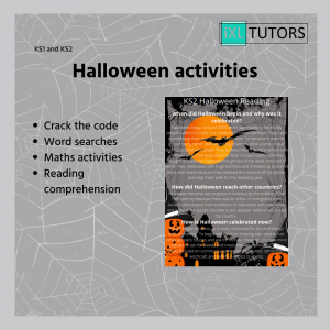 Halloween activity pack: KS1 and KS2