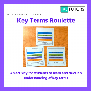 Key Terms Roulette: A Level Economics (Printed)