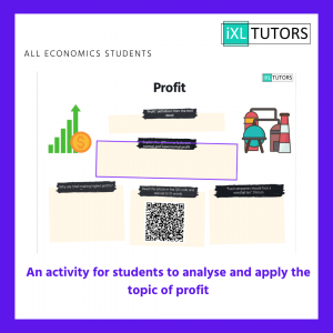 Profit summary: A Level Economics (Download)