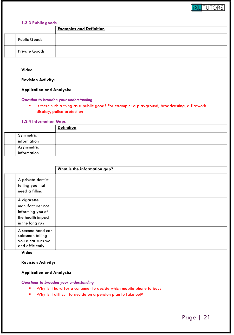 Edexcel A Level Economics Revision Guide (Download) - Image 3