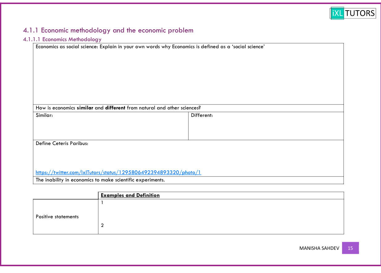AQA A Level Economics Revision Guide (Download) - Image 3