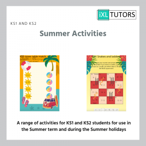 Summer Activities: Primary (Download)