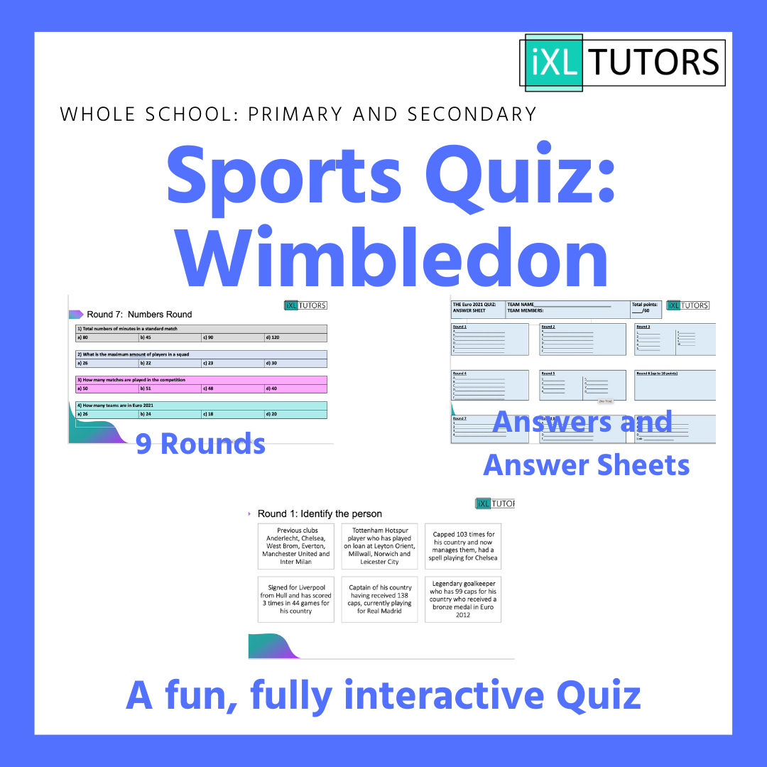 Sports Quiz - Wimbledon 2021 (Download)